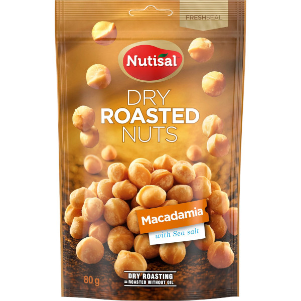 Nutisal Macadamia Dry Roasted Sea Salt