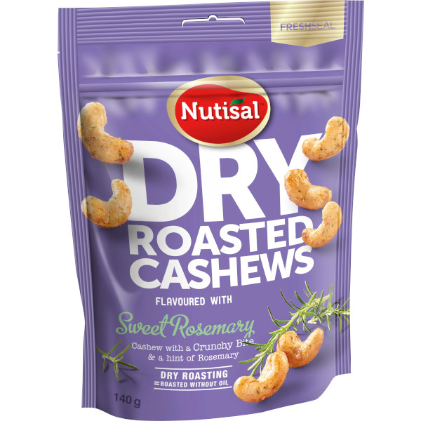 Nutisal Cashew Nuts Dry Roasted Sweet Rosemary