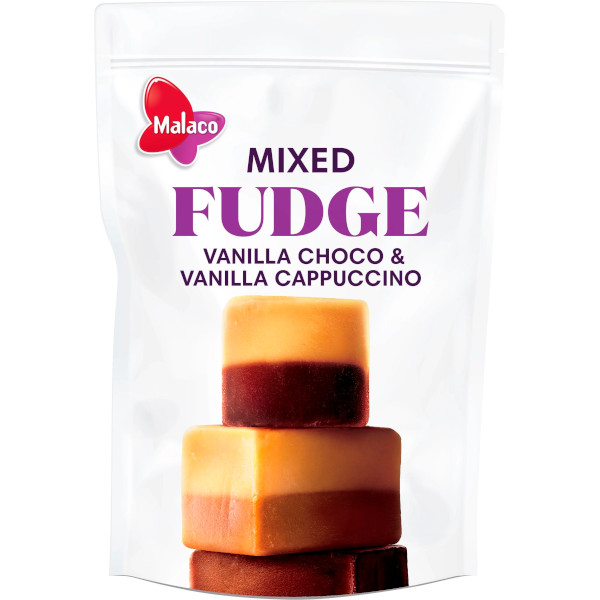 Malaco Mixed Fudge Vanilla Choco & Vanilla Cappuccino