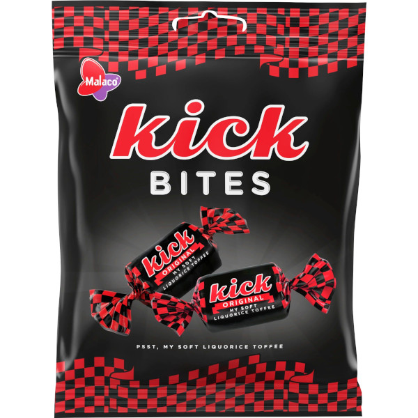 Malaco Lakritskola Kick Bites Original