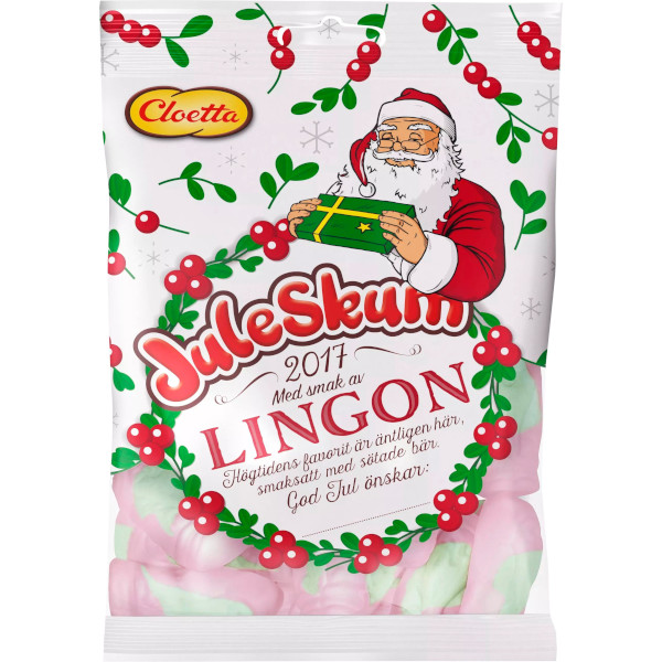 Cloetta Juleskum 2017 Lingon