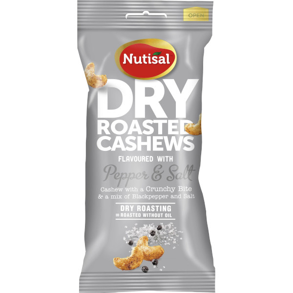 Nutisal Cashew Nuts Dry Roasted Pepper & Salt