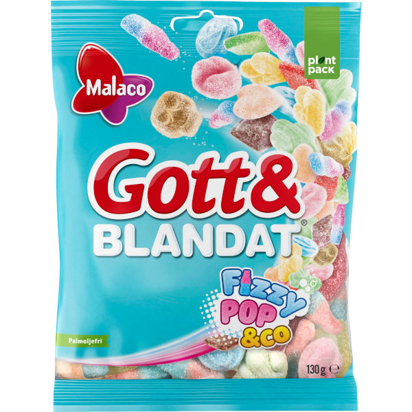 Malaco Gott & Blandat Fizzy Pop & Co