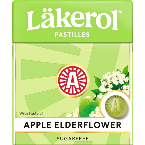 Läkerol Pastiller Apple/Elderflower