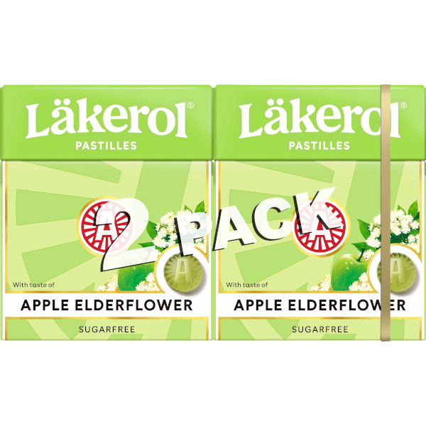 Läkerol Pastiller Apple/Elderflower