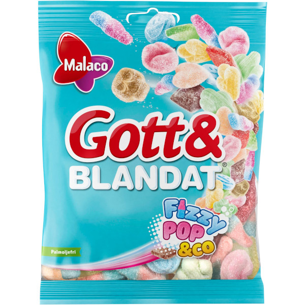 Malaco Gott & Blandat Fizzy Pop & Co