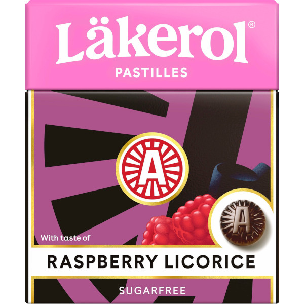Läkerol Pastiller Raspberry/Licorice