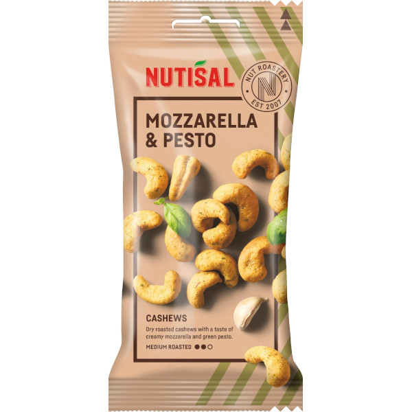 Nutisal Cashews Mozzarella & Pesto