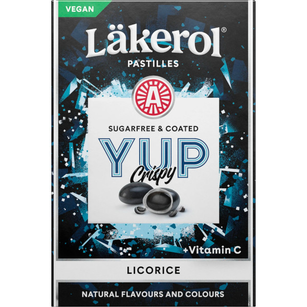 Läkerol Pastiller Yup Crispy Licorice