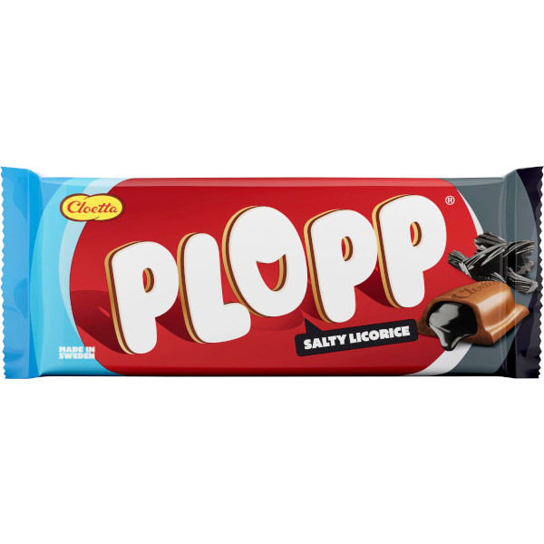 Cloetta Chokladkaka Plopp Salty Licorice