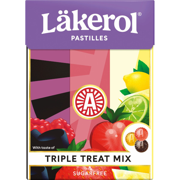 Läkerol Pastiller Triple Treat Mix