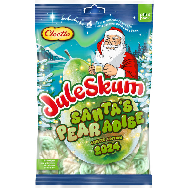 Cloetta Juleskum 2024 Santa's Pearadise