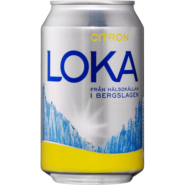 Loka Kolsyrat Vatten Citron