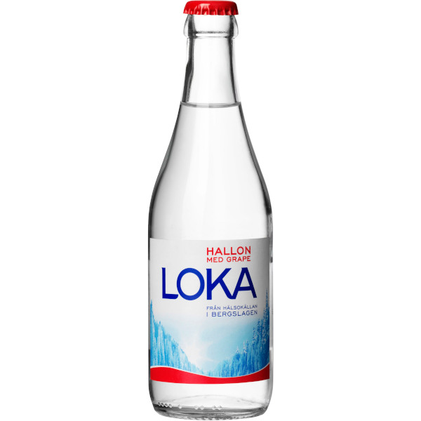 Loka Kolsyrat Vatten Hallon/Grape