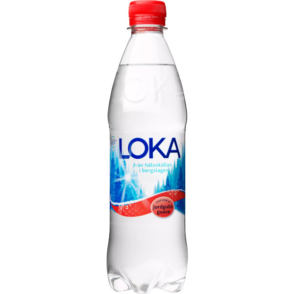 Loka Kolsyrat Vatten Jordgubb/Guava