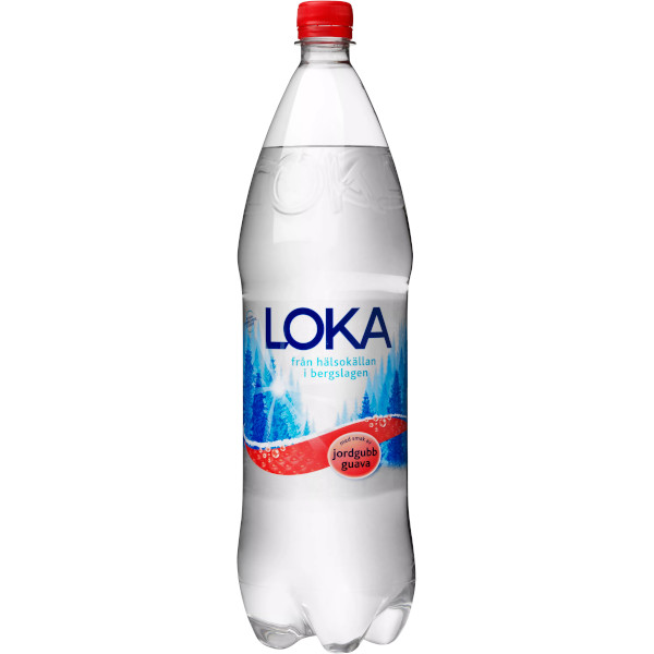 Loka Kolsyrat Vatten Jordgubb/Guava