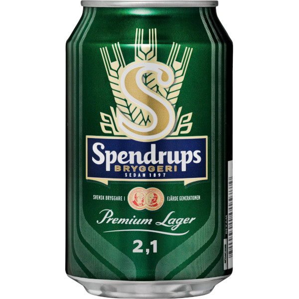 Spendrups Öl Premium Lager 2,1%