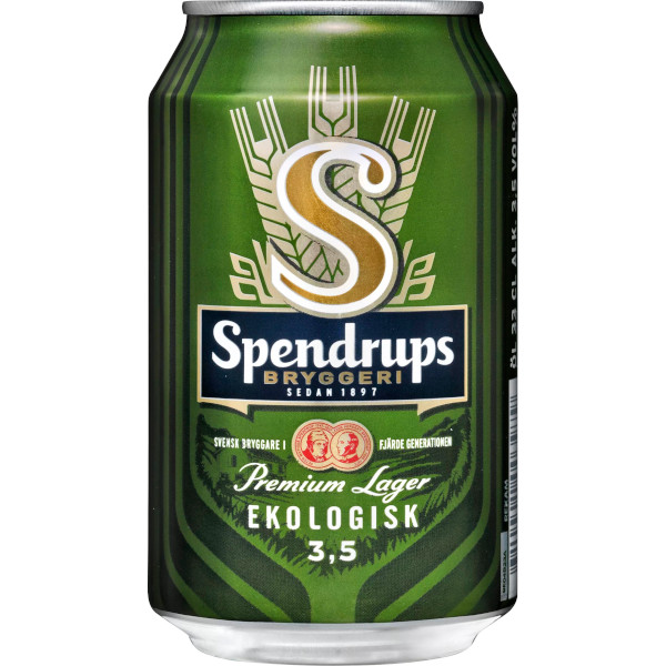 Spendrups Öl Premium Lager Ekologisk 3,5%