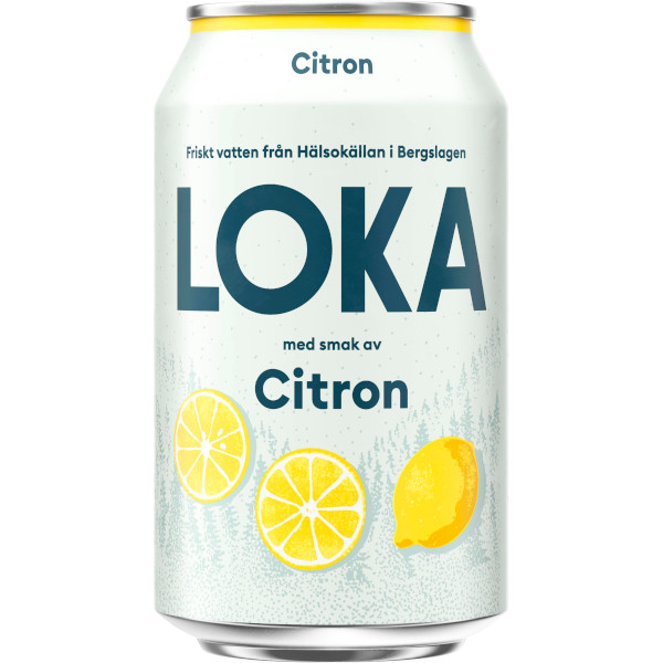 Loka Kolsyrat Vatten Citron