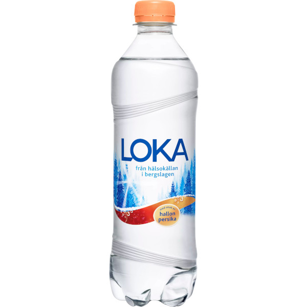 Loka Kolsyrat Vatten Hallon/Persika