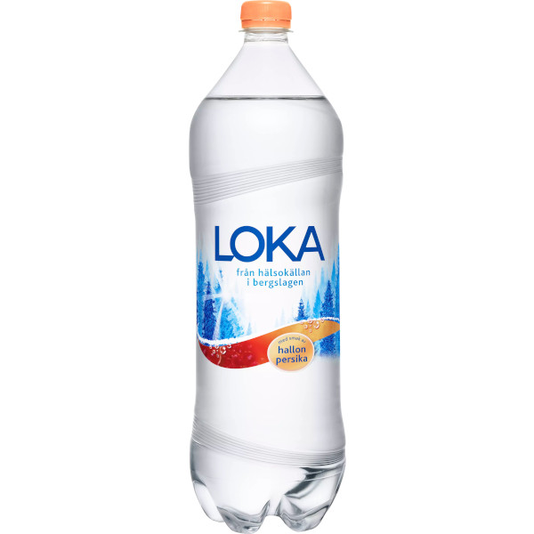 Loka Kolsyrat Vatten Hallon/Persika