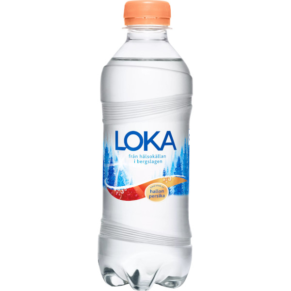 Loka Kolsyrat Vatten Hallon/Persika