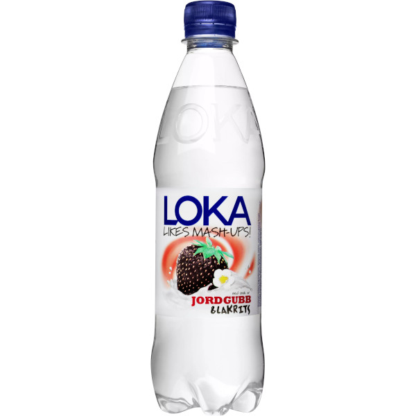 Loka Kolsyrat Vatten Likes Mash-Ups Jordgubb & Lakrits