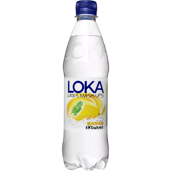 Loka Kolsyrat Vatten Likes Mash-Ups Banan & Kiwano