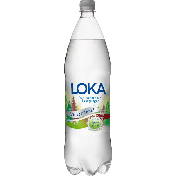 Loka Kolsyrat Vatten Äpple/Kanel