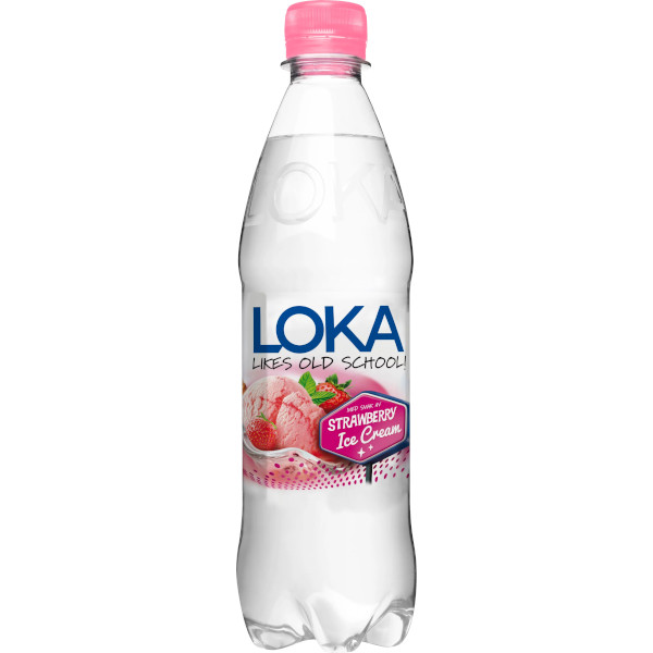 Loka Kolsyrat Vatten Likes Old School Strawberry Ice Cream