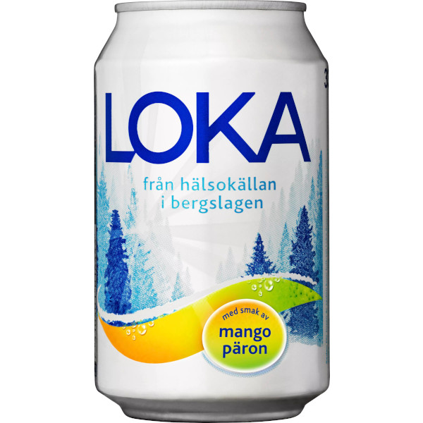 Loka Kolsyrat Vatten Mango/Päron