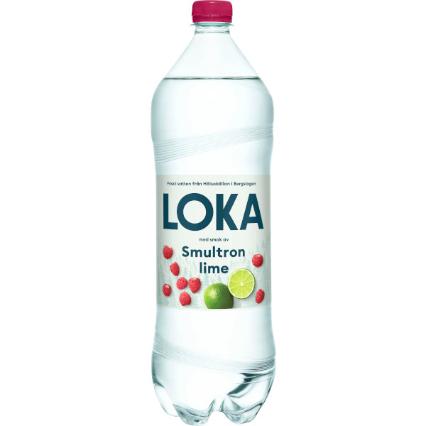 Loka Kolsyrat Vatten Smultron/Lime