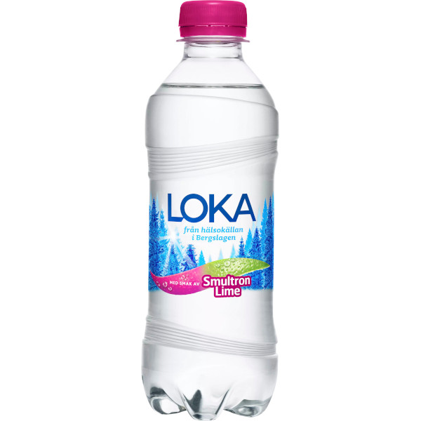 Loka Kolsyrat Vatten Smultron/Lime