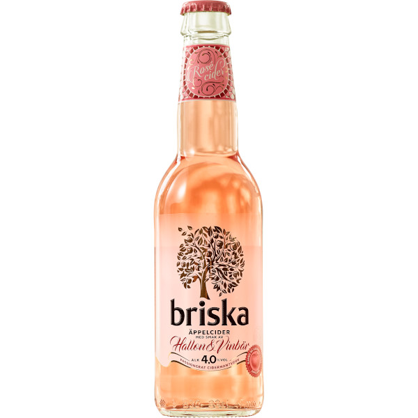 Briska Rosécider/Äppelcider Hallon & Vinbär 4,0%