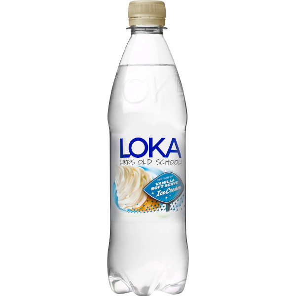 Loka Kolsyrat Vatten Likes Old School Vanilla Soft Serve Ice Cream