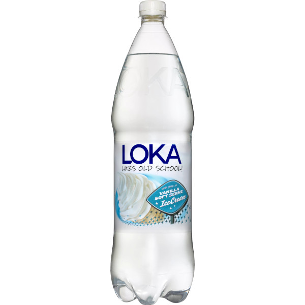 Loka Kolsyrat Vatten Likes Old School Vanilla Soft Serve Ice Cream