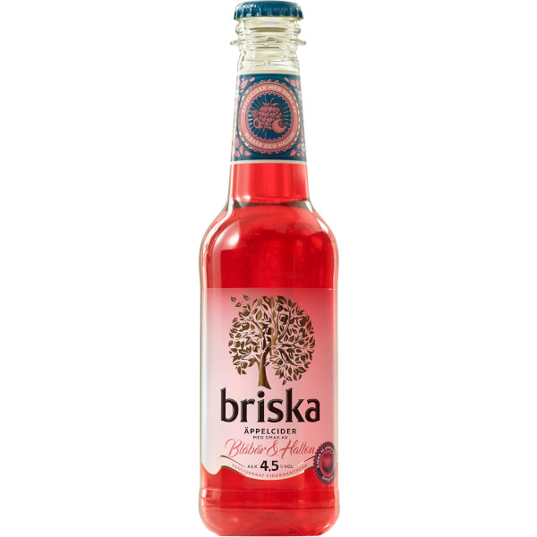 Briska Äppelcider Blåbär & Hallon 4,5%
