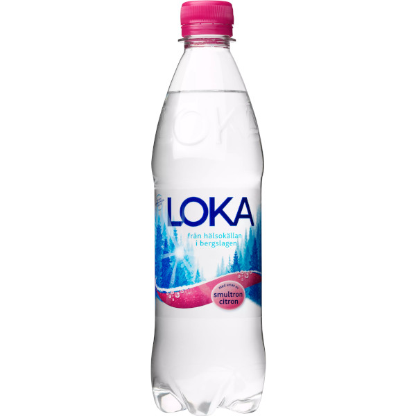 Loka Kolsyrat Vatten Smultron/Citron