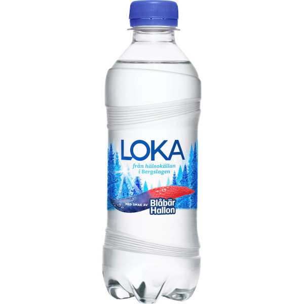 Loka Kolsyrat Vatten Blåbär/Hallon