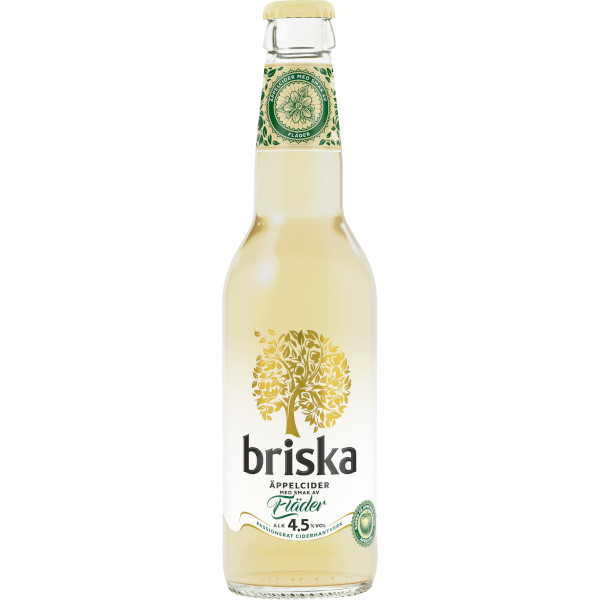 Briska Äppelcider Fläder 4,5%