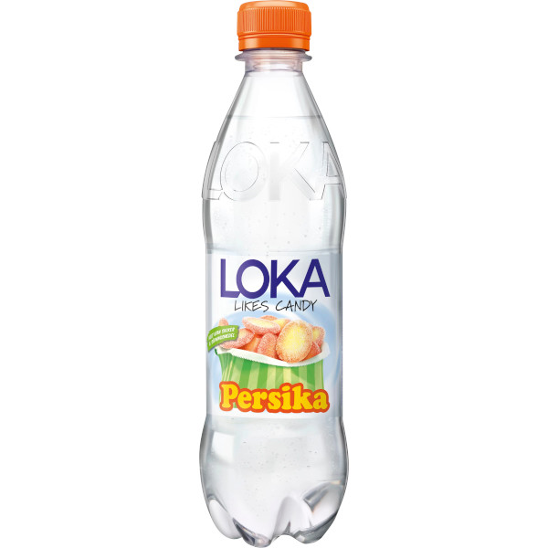 Loka Kolsyrat Vatten Likes Candy Persika