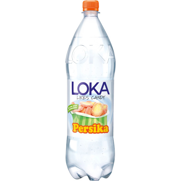 Loka Kolsyrat Vatten Likes Candy Persika