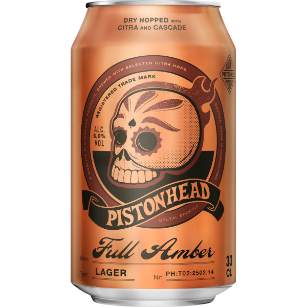 Pistonhead Lager Full Amber 6,0%