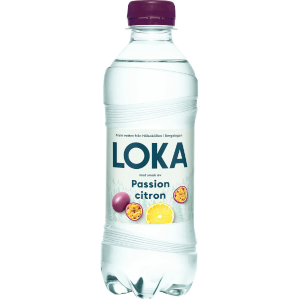 Loka Kolsyrat Vatten Passion/Citron