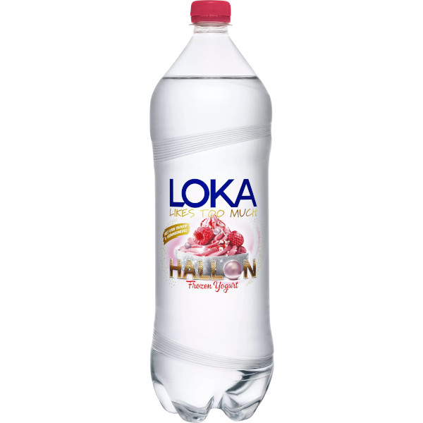 Loka Kolsyrat Vatten Likes Too Much Hallon Frozen Yoghurt