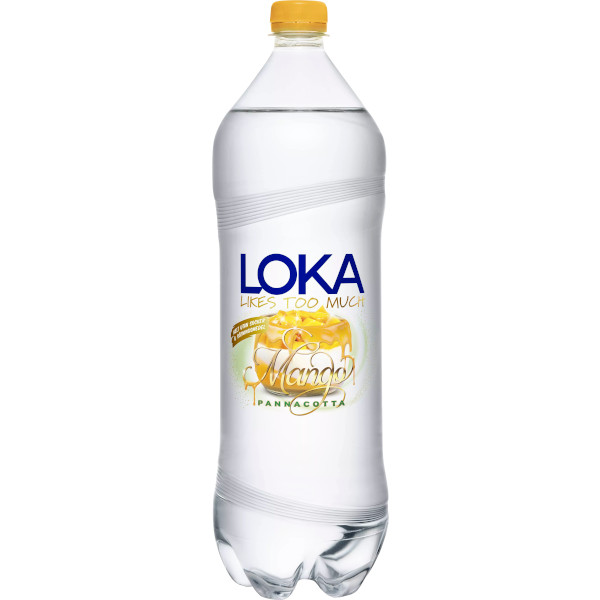Loka Kolsyrat Vatten Likes Too Much Mango Pannacotta