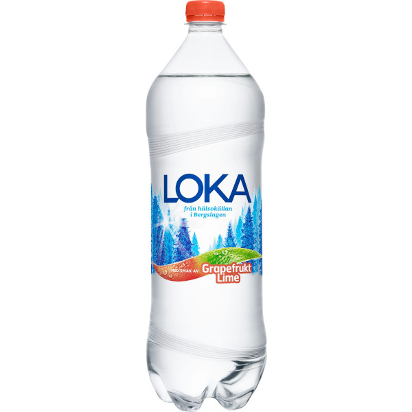 Loka Kolsyrat Vatten Grapefrukt/Lime