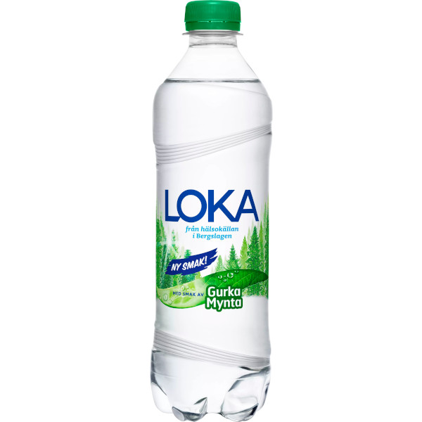 Loka Kolsyrat Vatten Gurka/Mynta