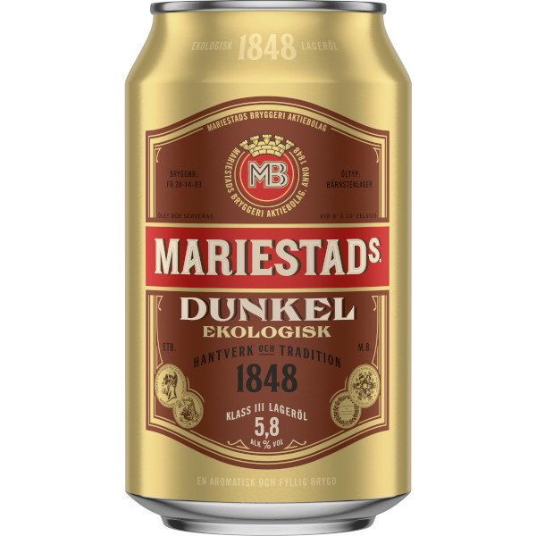 Mariestads Öl Dunkel Ekologisk 5,8%