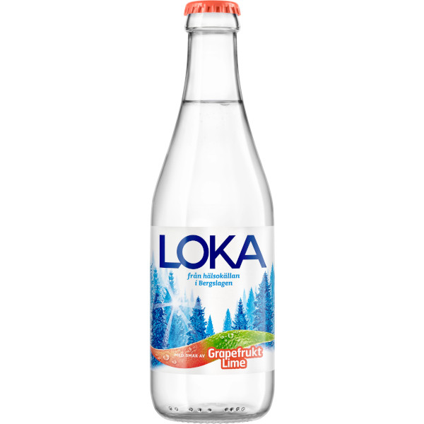 Loka Kolsyrat Vatten Grapefrukt/Lime